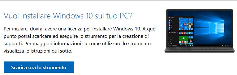 Come passare da windows 7 a windows 10