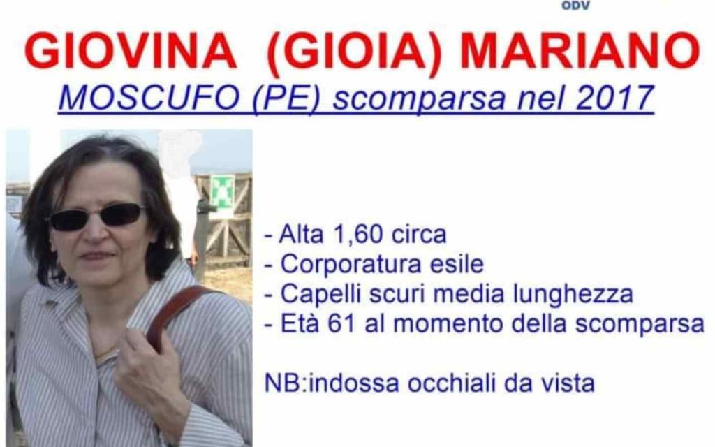 Giovina mariano scomparsa