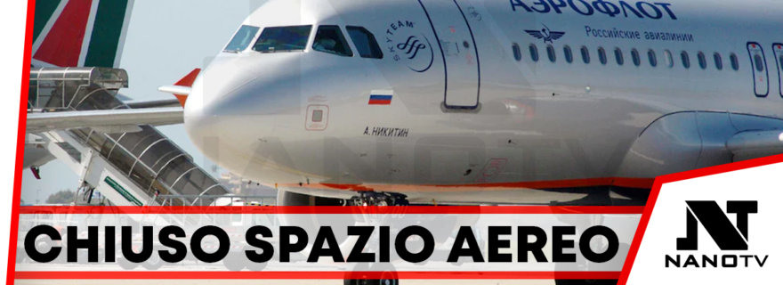 Italia chiude spazio aereo a russia