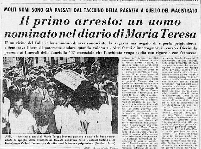 Maria teresa novara storia