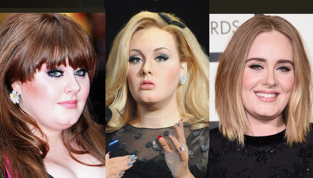 Adele senza trucco