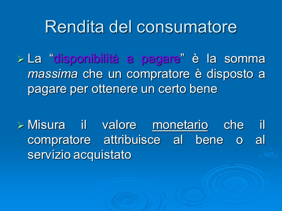 Sequenza che avvicina produttore e consumatore