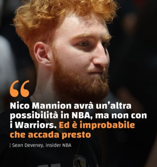 Nico mannion infortunio